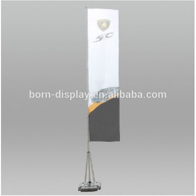 Filled Water Standing Aluminum Pole Reliable Flying Banner Big Plastic Hight Wight