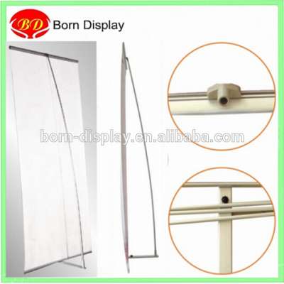 Poster stand 85*200cm frame shelf exhibit L banner stand