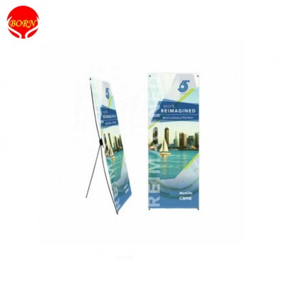 Professional Manufacture Top Sold Great Tension 60*60/80*180 Frame X Retractable Banner Stands Wholesale